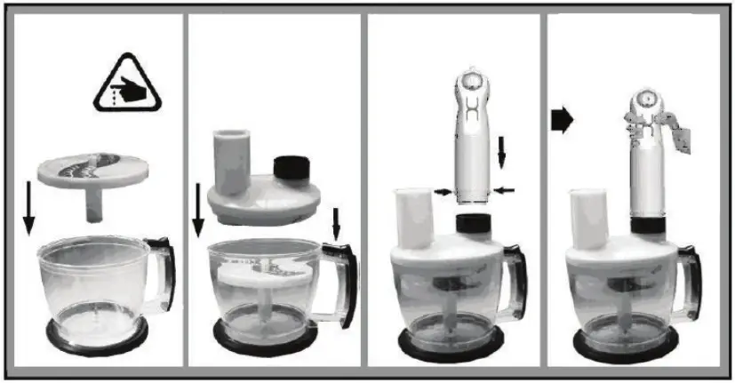 gallet MIX 526 Bordeaux Blender 5 w 1 - INSTRUCTION fOR USE 3