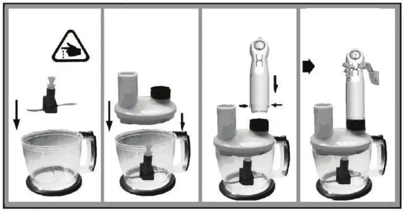 gallet MIX 526 Bordeaux Blender 5 w 1 - INSTRUCTION fOR USE 5