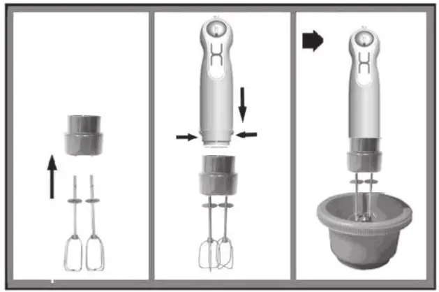 gallet MIX 526 Bordeaux Blender 5 w 1 - INSTRUCTION fOR USE