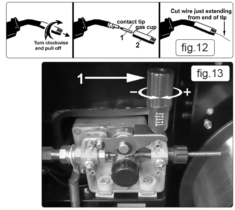 SEALEY MIGHTYMIG170.V3 Professional Gas No-Gas MIG Welder fig 11