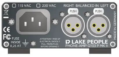 lake people G103-P-Mkii PHONO-AMP-4