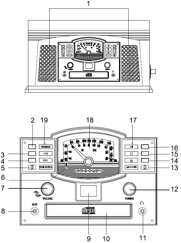 CROSLEY-CR42E-PA-Lancaster-Turntable-fig-1
