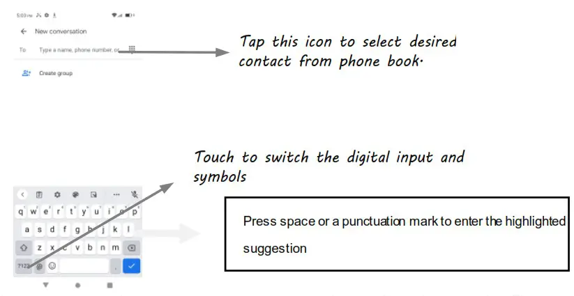 BLU PRODUCTS G71L Dual SIM Smartphone - . Send and Receive message