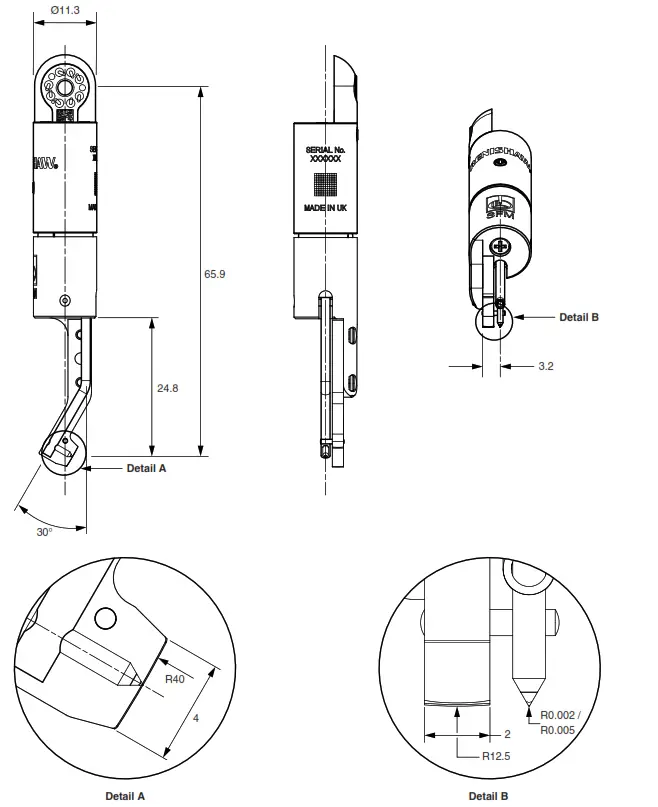 RENISHAW SFM-A2 Surface Finish Probe Module - Fig