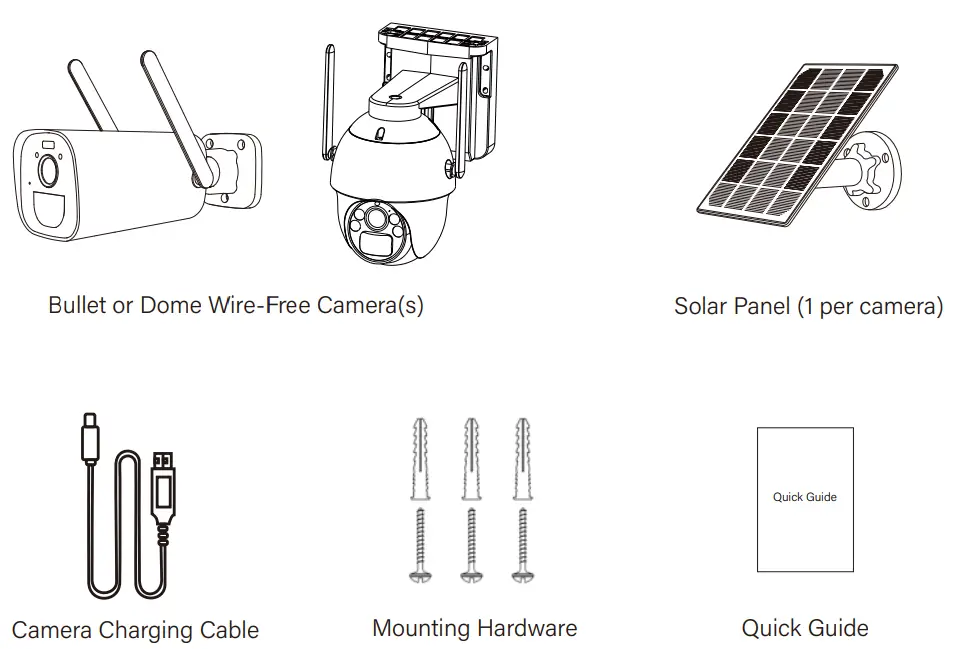 xmartO B09T9DF5DX Wire Free Security Camera - fig 1