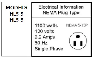 CARTER-HOFFMANN HL5 Series HL5-5 Heated Holding Cabinets 1