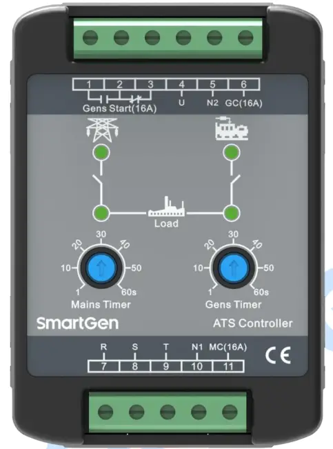 SmartGen HAT310 ATS Controller - CONNECTION