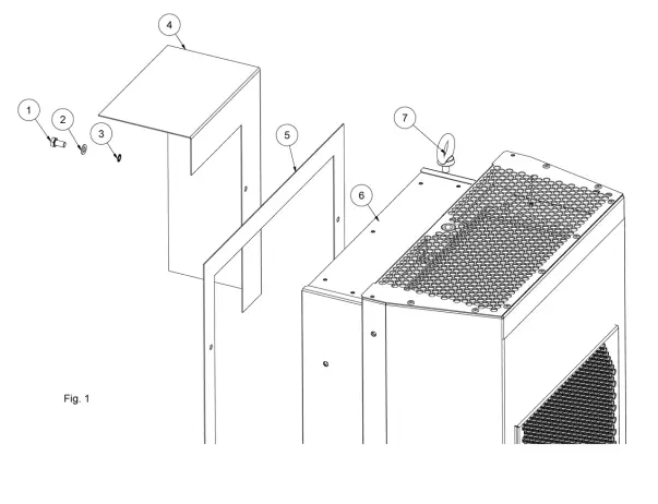 SEIFERT 43202001 BTU Control Cabinet Air Conditioner - fig 2