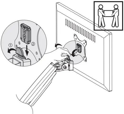 Neomounts NM-D750DSILVER Monitor Arm Gasveer-fig13