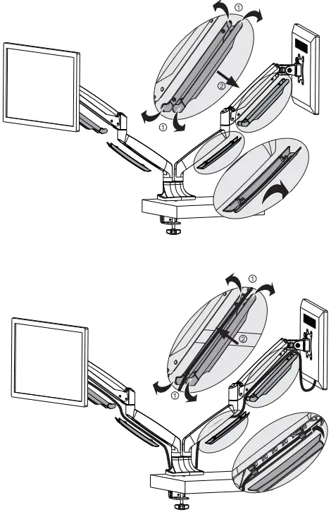 Neomounts NM-D750DSILVER Monitor Arm Gasveer-fig15