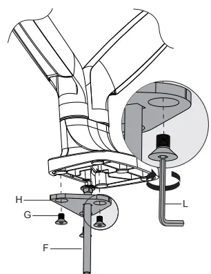 Neomounts NM-D750DSILVER Monitor Arm Gasveer-fig9