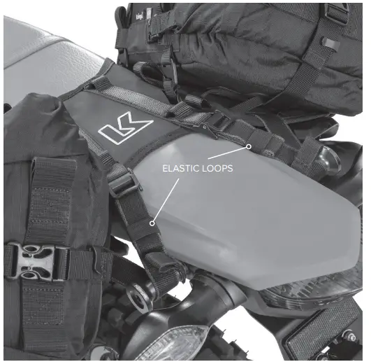 Kriega CRF300L Honda Perfect Fit Rally - To remove