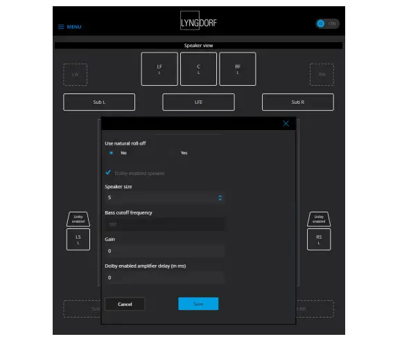 LYNGDORF MP-40 Processor with RoomPerfect - Figure 3