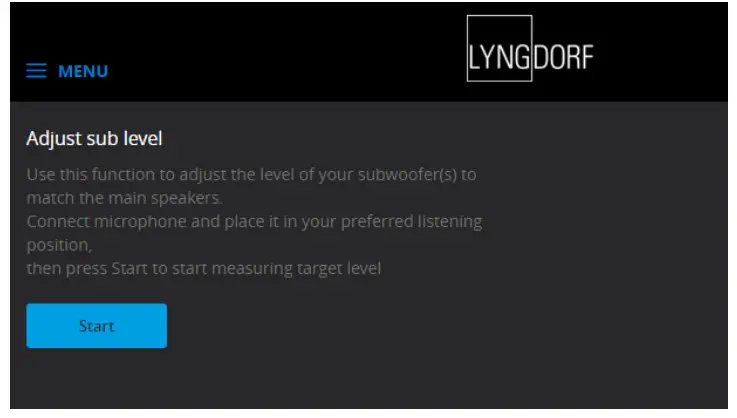 LYNGDORF MP-40 Processor with RoomPerfect - Figure 5