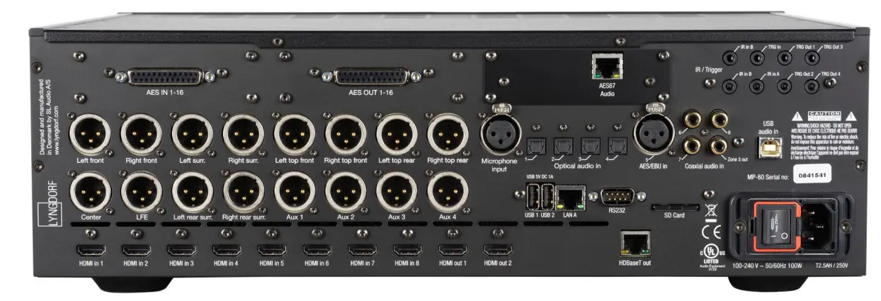 LYNGDORF MP-40 Processor with RoomPerfect