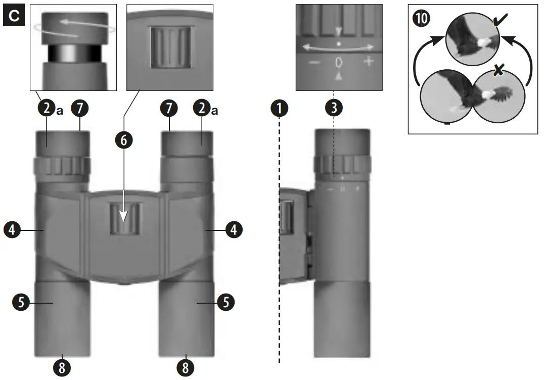 1211233 Travel 12x32 Pocket Binoculars Overview