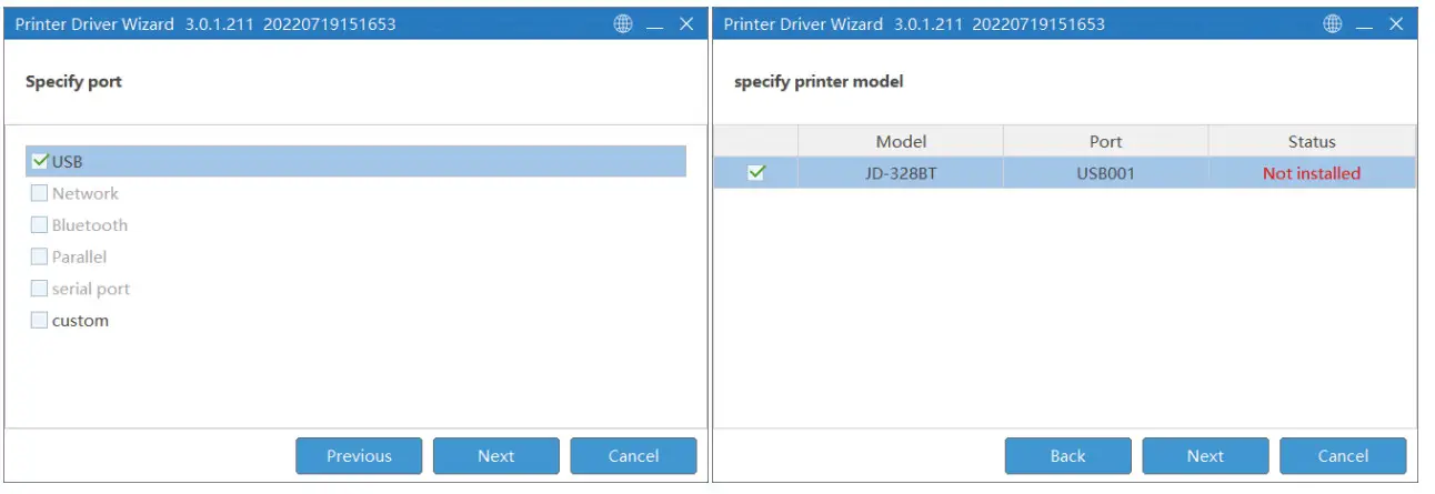JADENS JD328BT x5 Bluetooth Shipping Label Printer - Figure 10