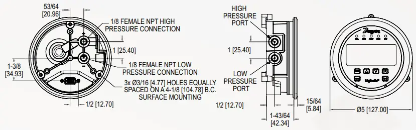 Dwyer DHC Series Digihelic Differential Pressure Controller-fig2