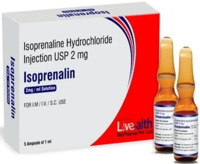 Medicines Isoprenaline Hydrochloride Tillomed 0.2 mg/ml Solution for Infusion