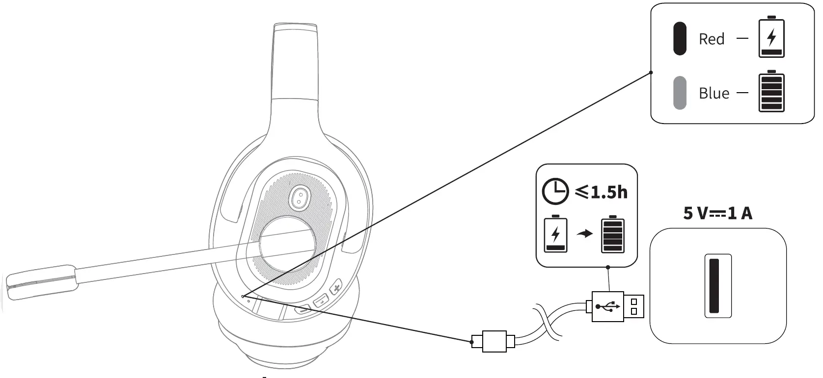 EKSAtelecom H6 Ai Powered ENC Bluetooth Headset 25