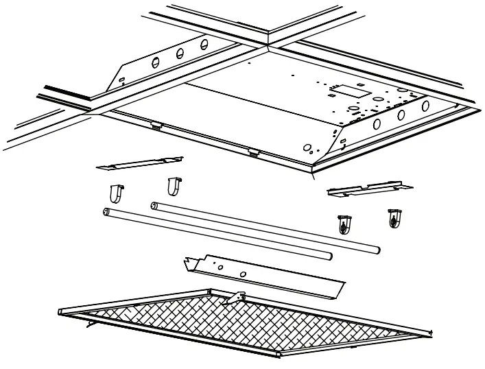 NICOR TARS114U Tar Select LED Troffer Retrofit Kit - fig 4