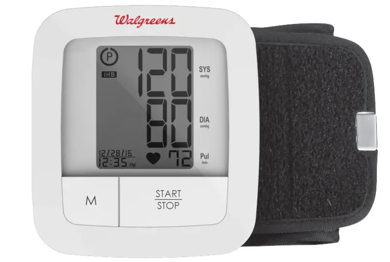 Walgreens Automatic Wrist Blood Pressure Monitor Instructions Wgnbpw-910a