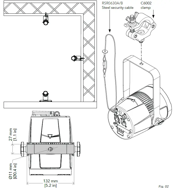 PROLIGHTS 12x10W RGBW FC LED compact zoom PAR 02