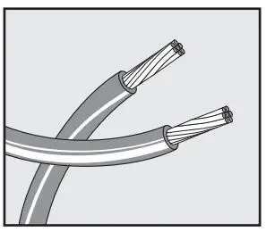 sonoro SO-1120 Orchestra Slim 2 Way HiFi Loudspeaker User Manual - wires