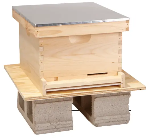 Miller HIVE10 KIT 10-FRAME COMPLETE BEEHIVE - Hive Stand