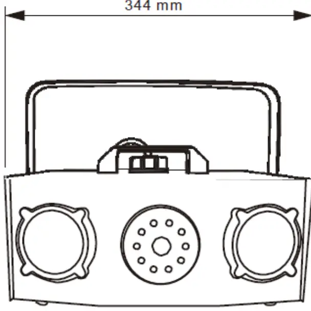Lenco-LFM-220BK-Dual-Matrix-RGB-party-LED-lights-FIG-6