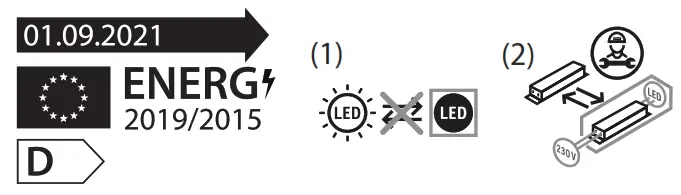 McLED Nova R 600 Lamp LED - FIG 1
