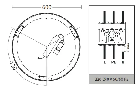 McLED Nova R 600 Lamp LED - FIG