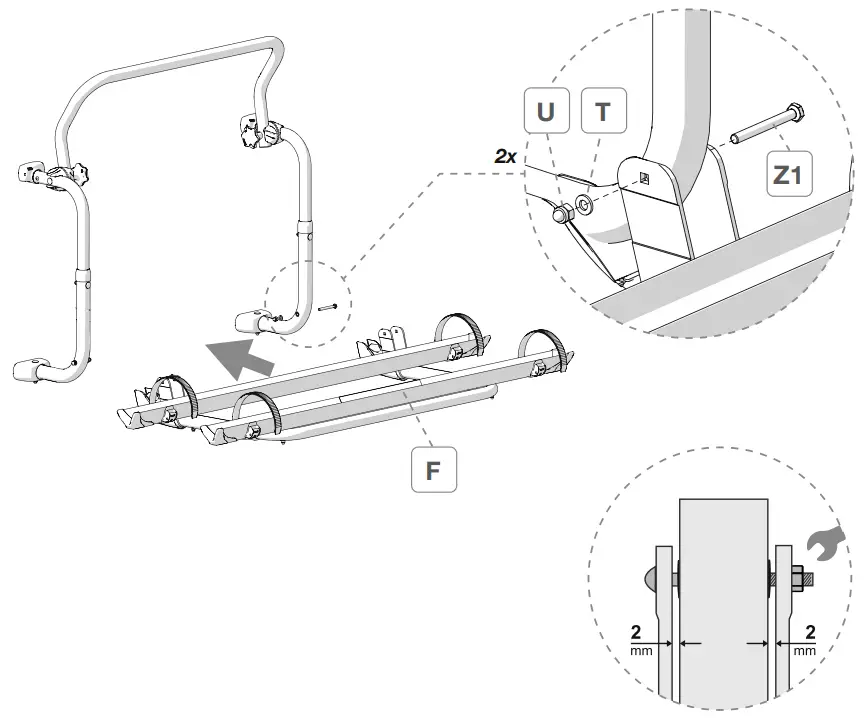FIAMMA C L80 Bicycles Carrier - fig6