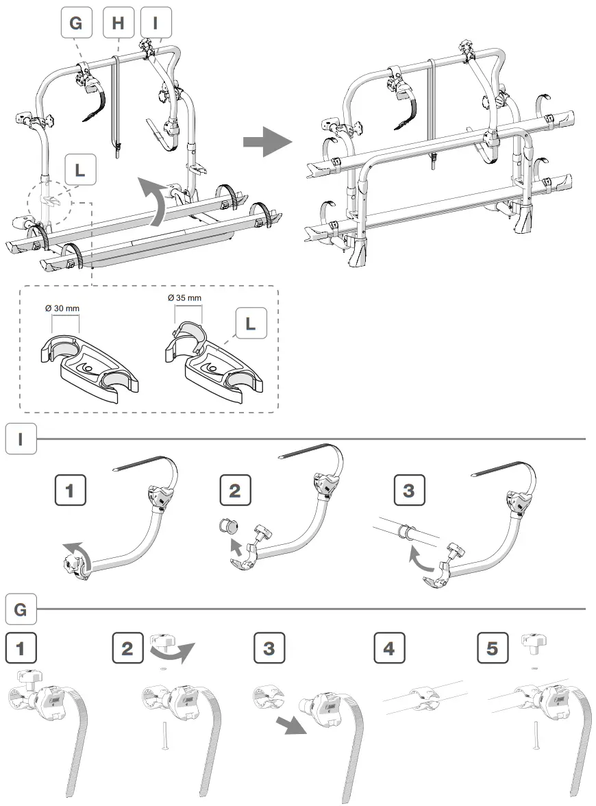 FIAMMA C L80 Bicycles Carrier - fig7