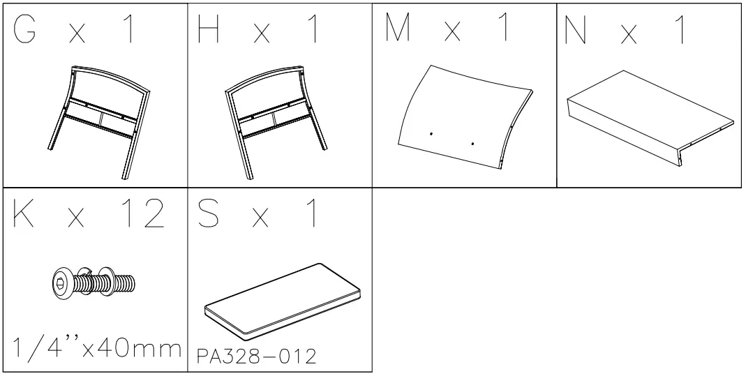 ASHLEY P328 080 Alina Outdoor Loveseat Chairs Table Set - fig 1