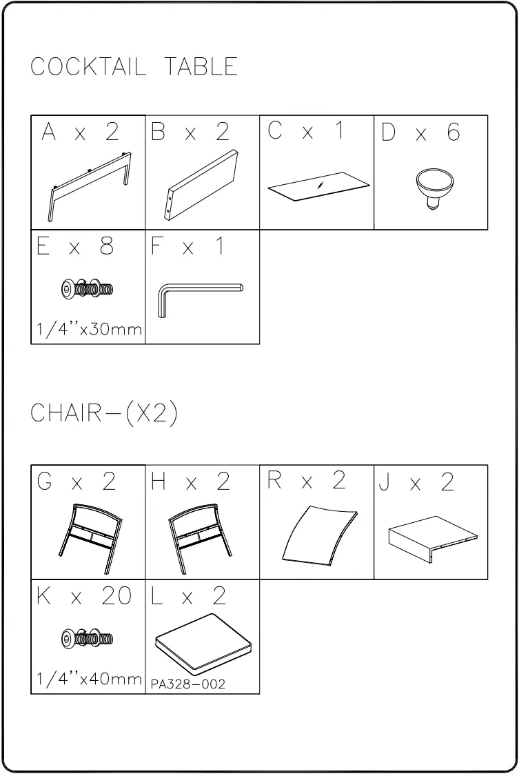 ASHLEY P328 080 Alina Outdoor Loveseat Chairs Table Set