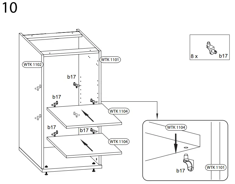 WASHTOWER WSUS45-10 Base Cabinet-fig18