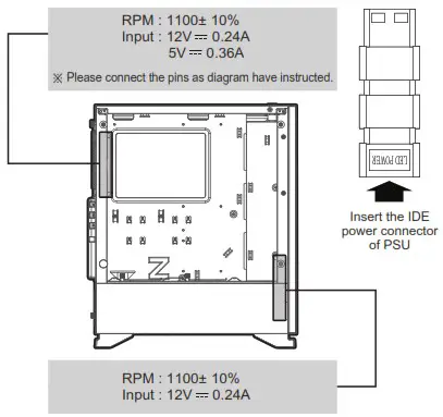 ZALMAN S5 Black ATX Mid Tower Gaming Case - Specifications 2
