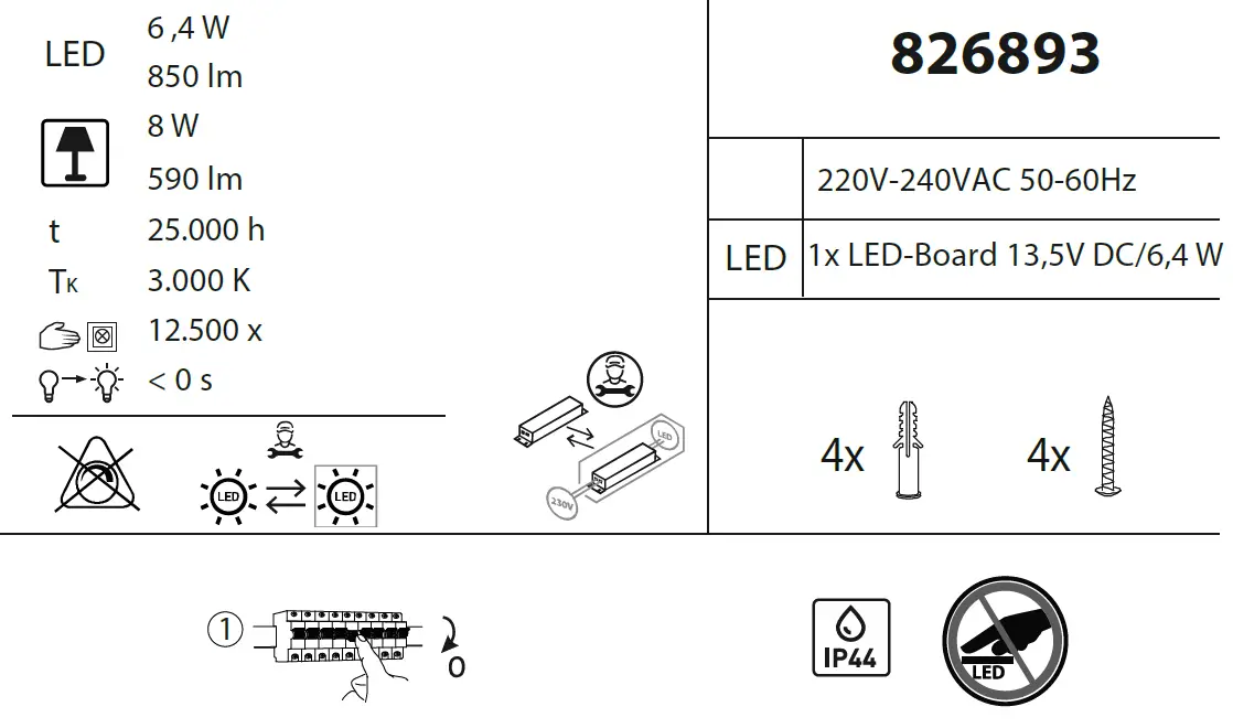 Paul Neuhaus 826893 SILEDA Ceiling Light 1