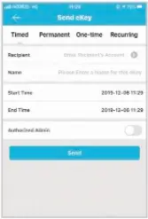 KISSTY S1-TTlock - Send Key 1