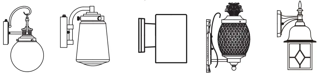 PROJECT SOURCE FEW1691A-7 1-Light 9.12 Inch Matte Black Integrated Outdoor Wall Light - fig 1