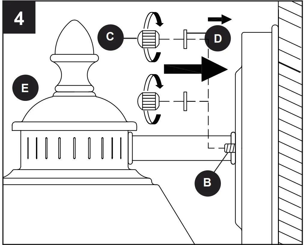 PROJECT SOURCE FEW1691A-7 1-Light 9.12 Inch Matte Black Integrated Outdoor Wall Light - fig 10