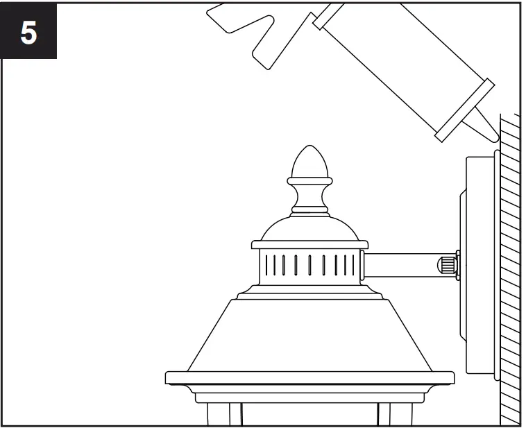 PROJECT SOURCE FEW1691A-7 1-Light 9.12 Inch Matte Black Integrated Outdoor Wall Light - fig 11