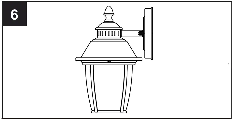 PROJECT SOURCE FEW1691A-7 1-Light 9.12 Inch Matte Black Integrated Outdoor Wall Light - fig 12