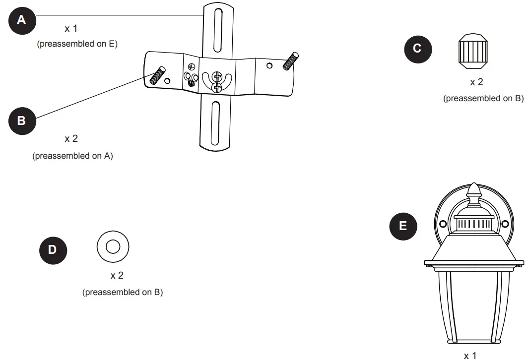 PROJECT SOURCE FEW1691A-7 1-Light 9.12 Inch Matte Black Integrated Outdoor Wall Light - fig 3