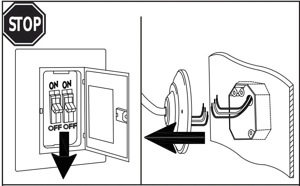 PROJECT SOURCE FEW1691A-7 1-Light 9.12 Inch Matte Black Integrated Outdoor Wall Light - fig 5