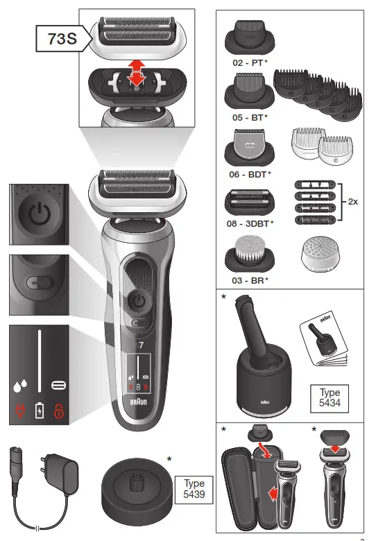 BRAUN Type 5764 Shaver - fig