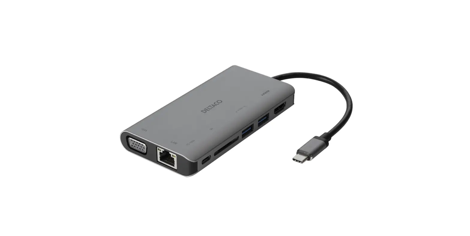 Deltaco Usbc-hdmi18 Usb-c Docking Station User Manual Deltaco Usbc-hdmi18 Usb-c Docking Station User Manual