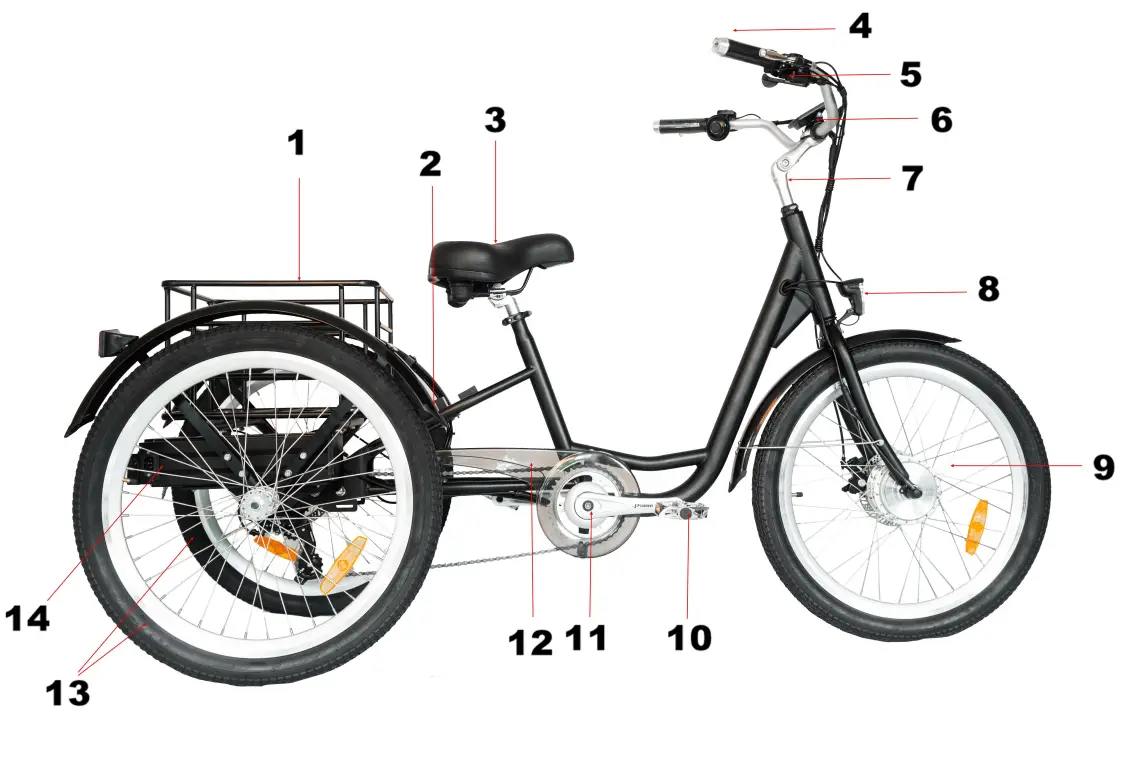 DWMEIGI MG708 Electric Tricycle fig 5