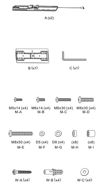 HAGOR 8403 BL Superslim 600 - Scope of delivery